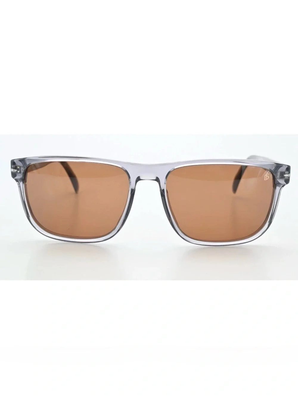 NEW David Beckham DB 1060/S KB770 Sunglasses - Transparent Grey / Brown + Kit